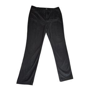 St. John's Bay Straight Leg Black Pants Women's Size 12